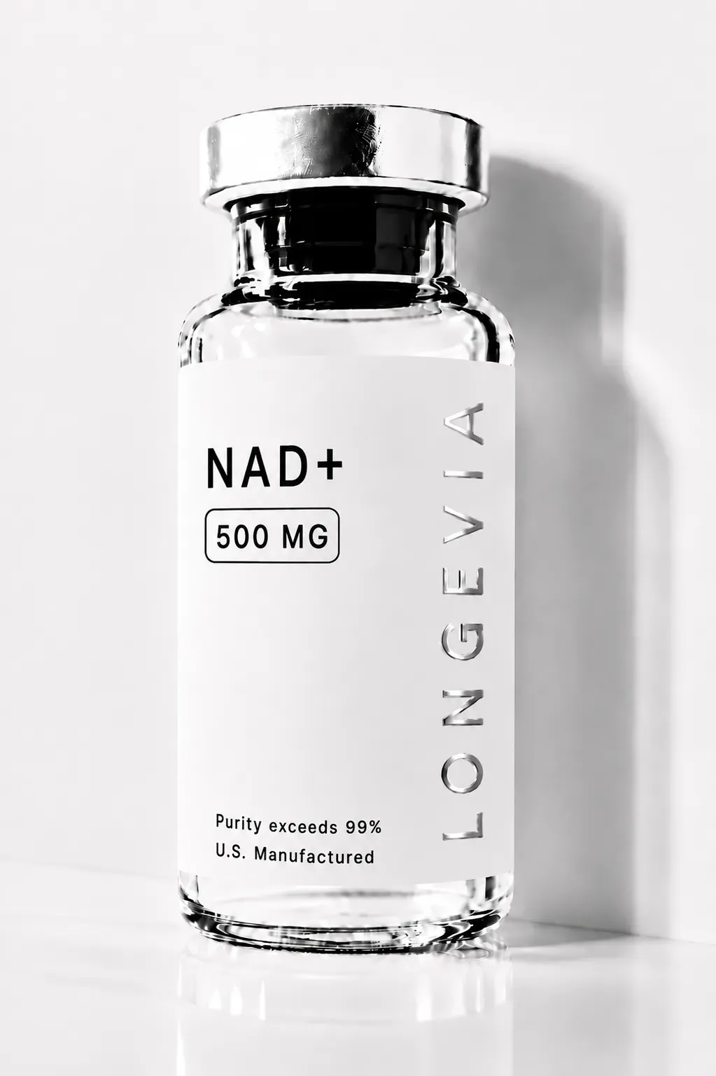 NAD+ research peptide vial